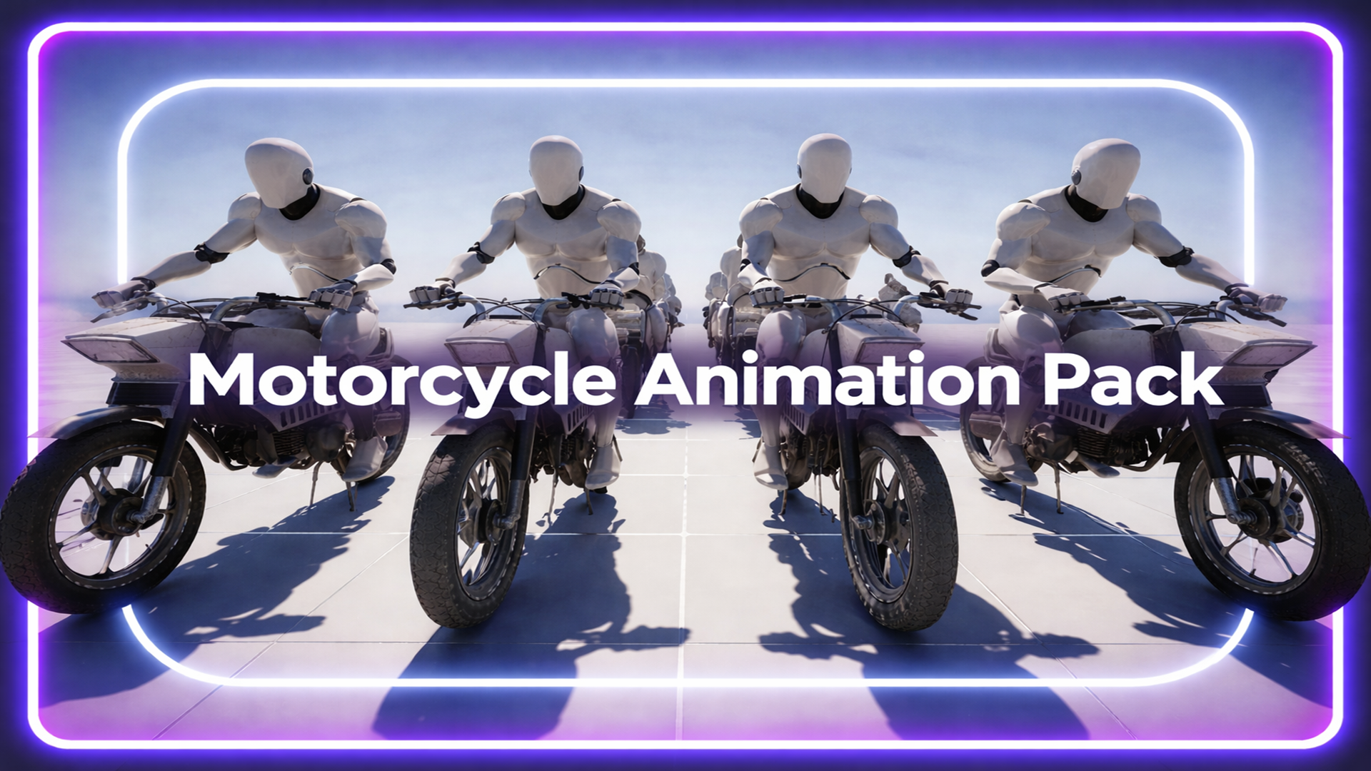 Motorized Animation Motorcycle Animation Pack | Fab