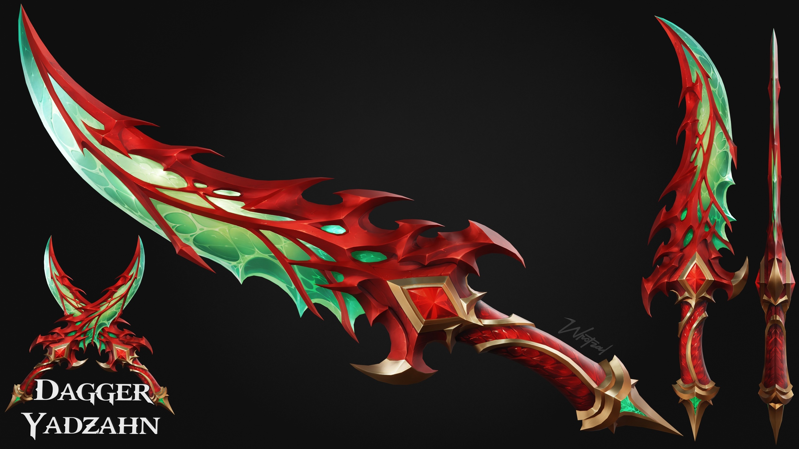 Media 1 for listing Dagger Yadzahn [Stylized Fantasy]