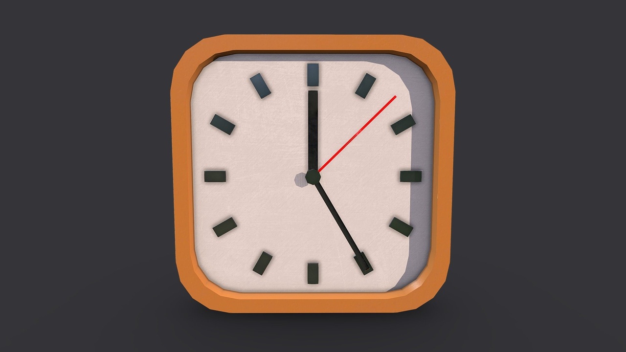 Media 1 for listing Retro Wall Clock