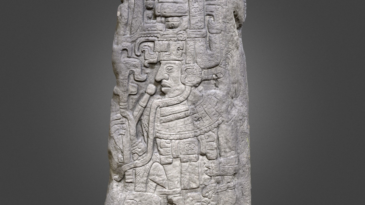 Media 1 for listing Miguel Angel Asturias' tomb, a Mayan Stela