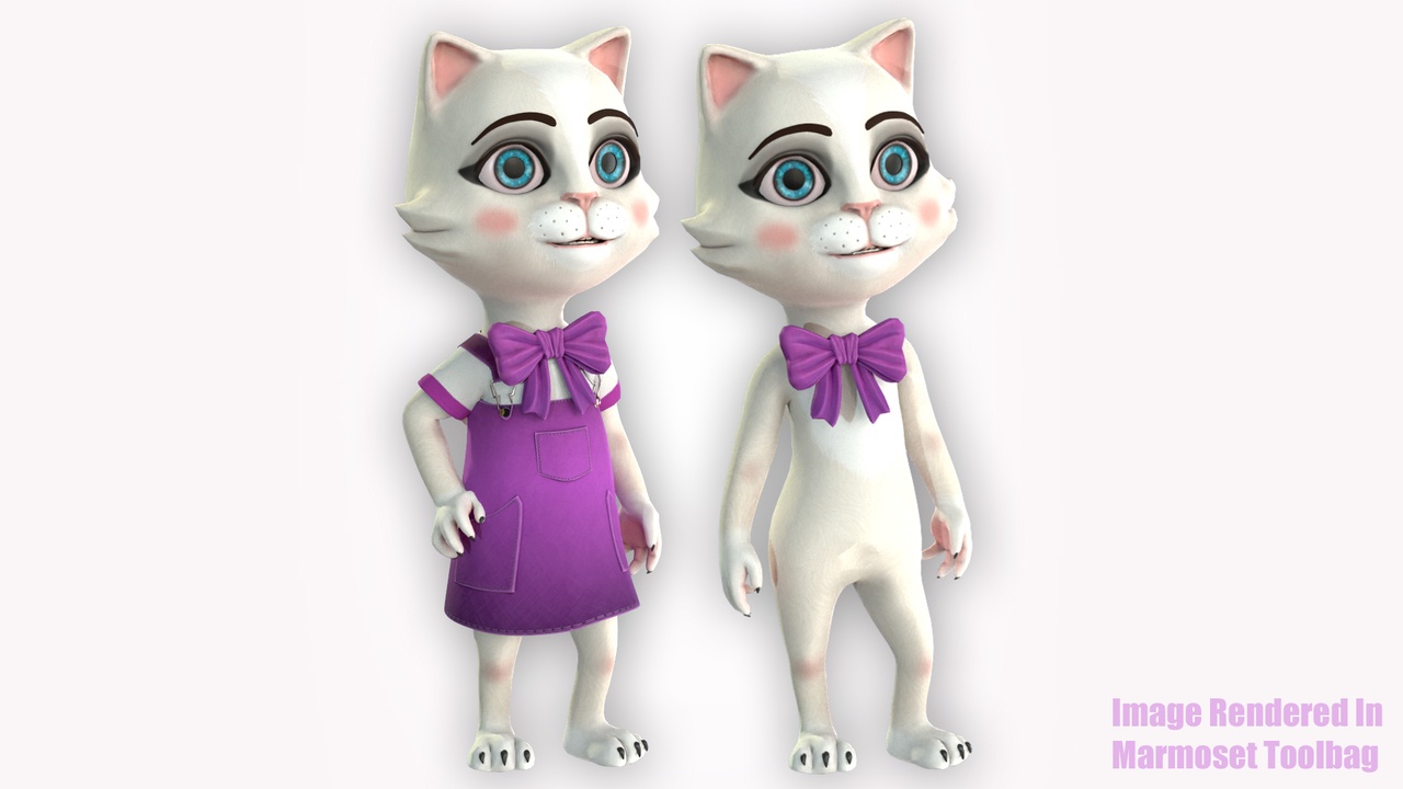 Media 1 for listing Cartoon Cat Girl