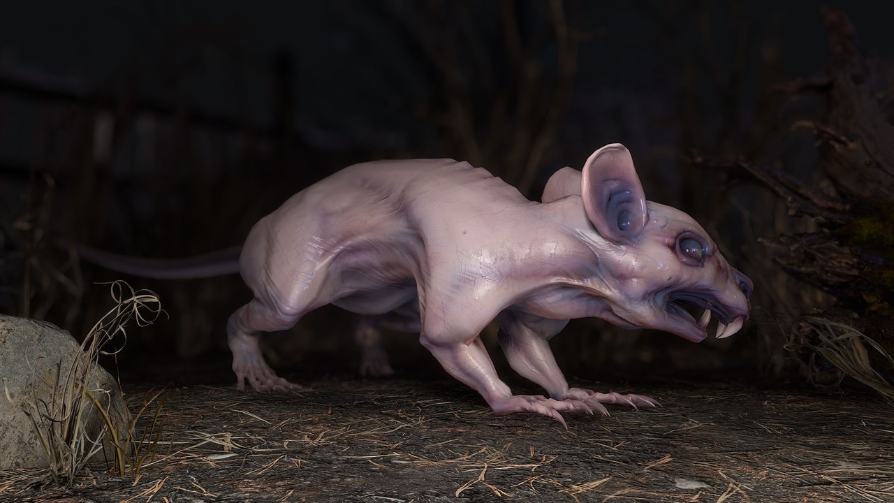 Media 1 for listing Fanged Mutant Rat