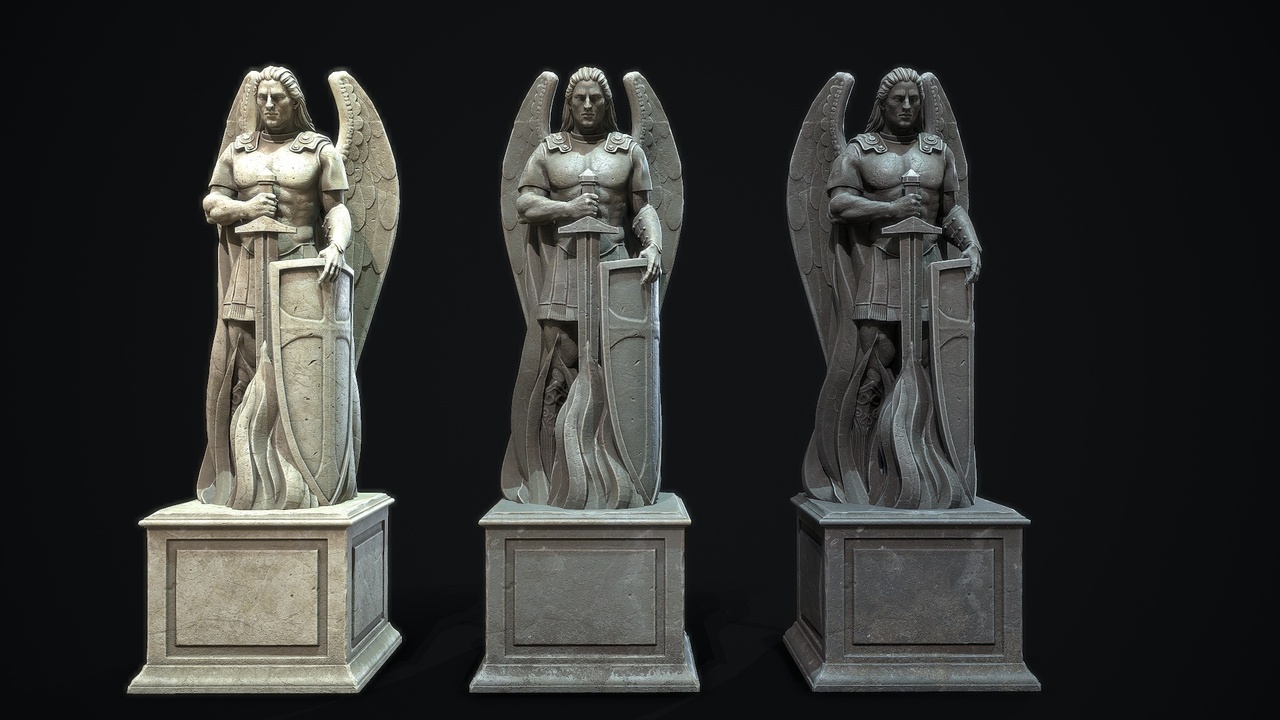 Media 1 for listing Archangel Statue