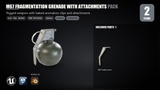 M67 Fragmentation Grenade with Attachments | Fab