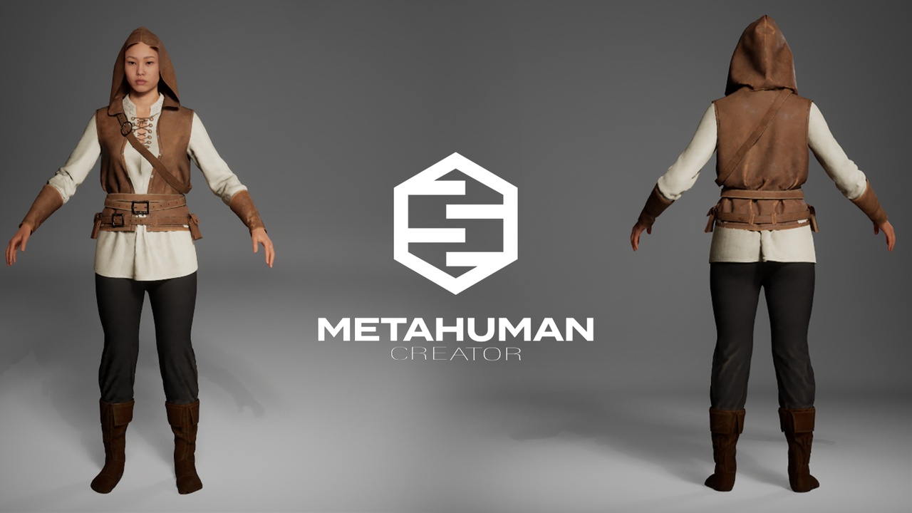Media 1 for listing Medival European Outfit Metahuman Wardrobe cloth