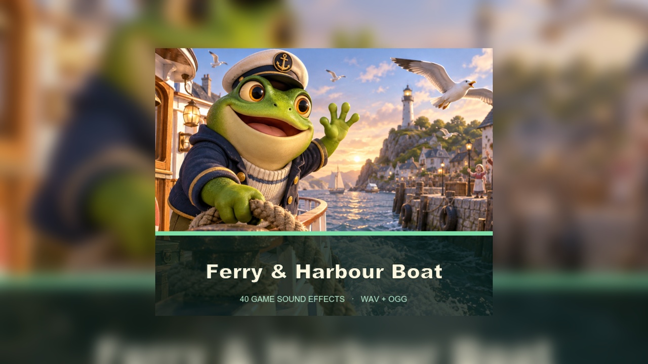 Media 1 for listing Ferry & Harbour Boat — 40 Sound Effects