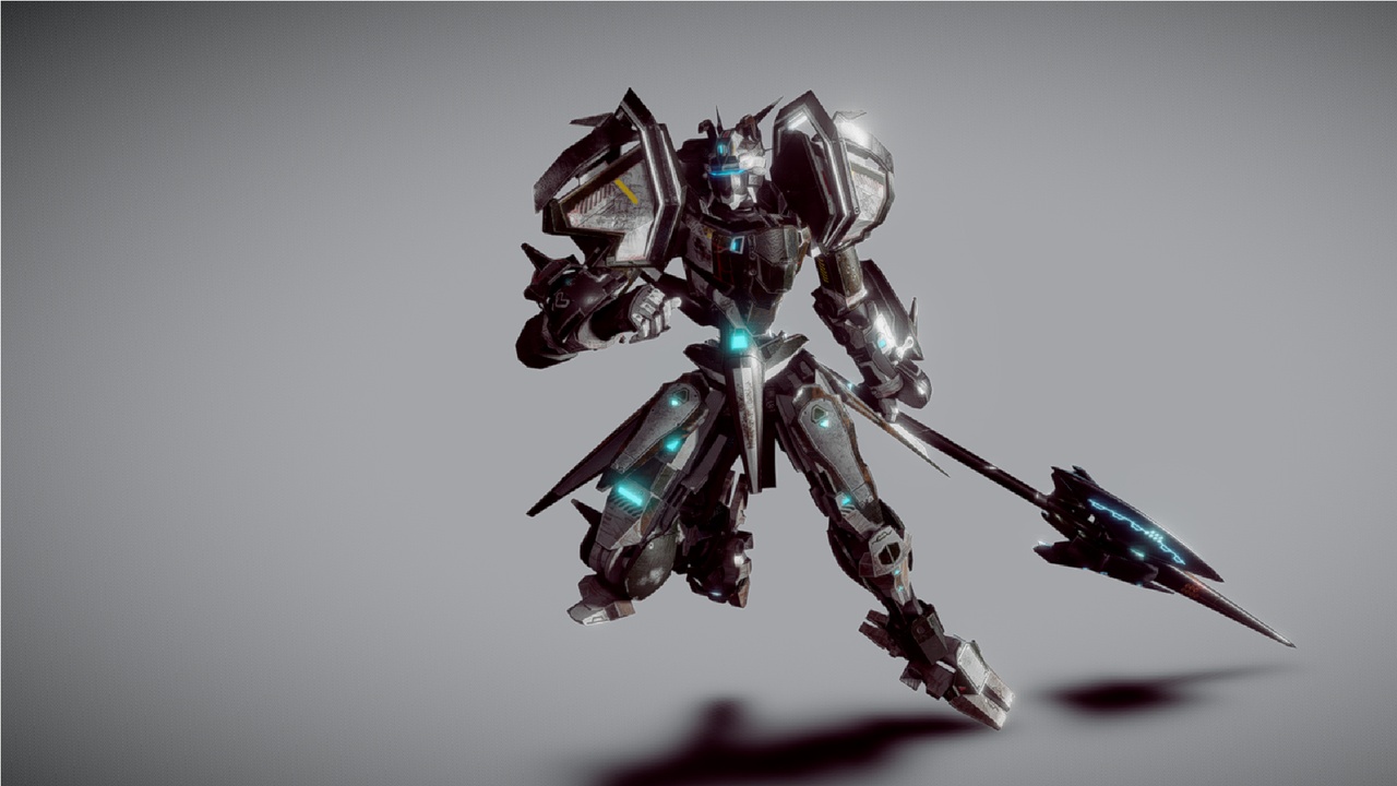 Media 1 for listing Low Poly Robot Armorehind