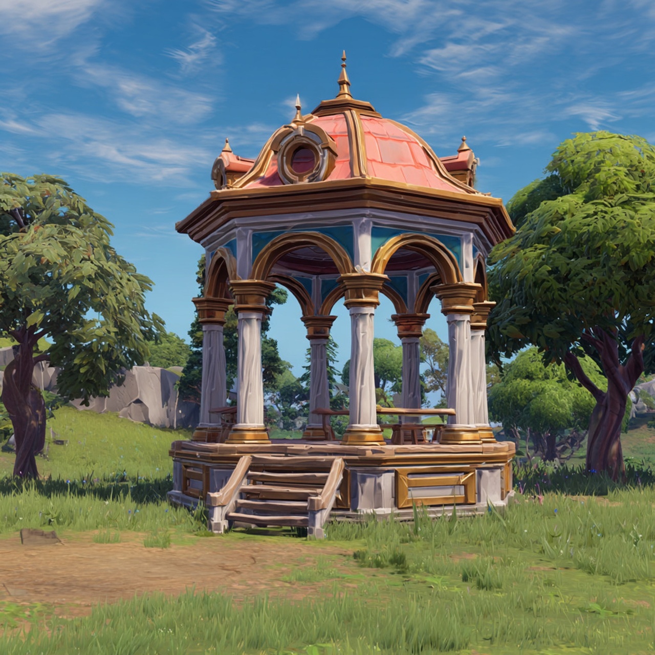 Media 1 for listing Free Stylized Gazebo Set