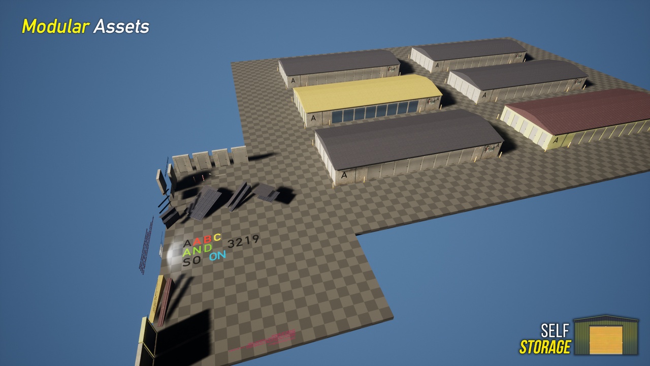 商品 Modular Self Storage (exterior only) 的媒体 1