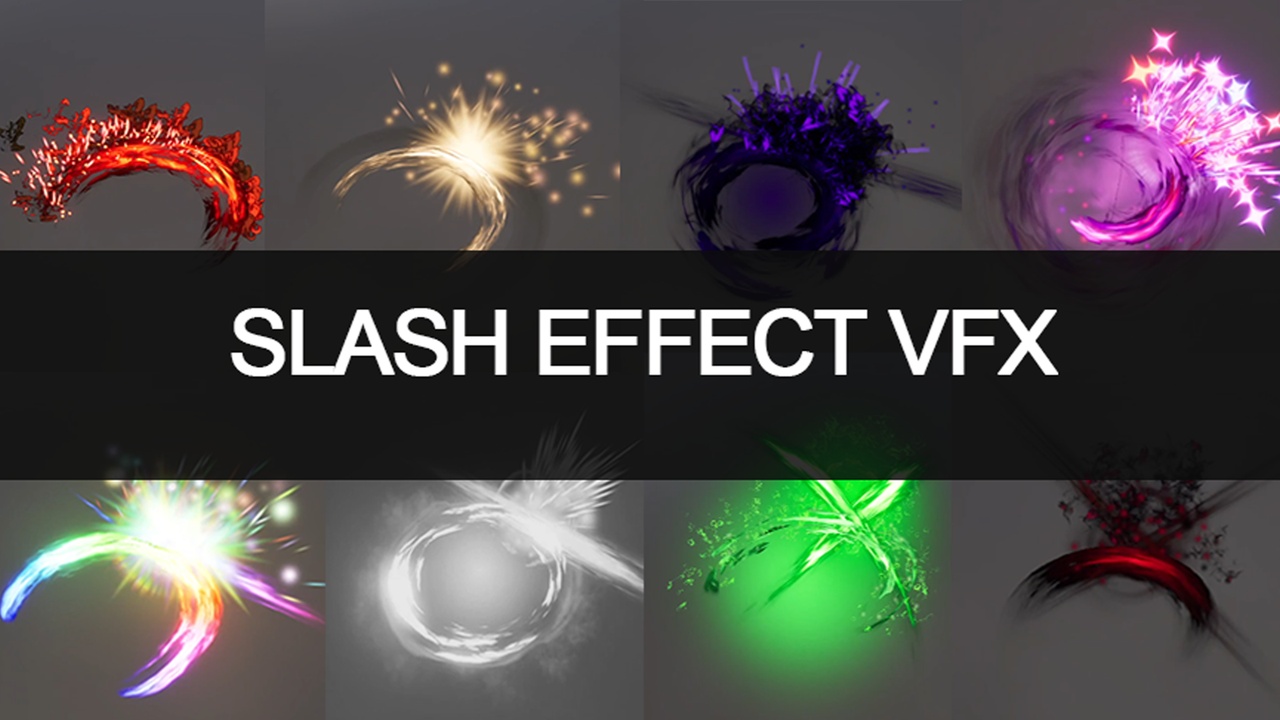 Slash Effect VFX 제품 등록을 위한 미디어 1개