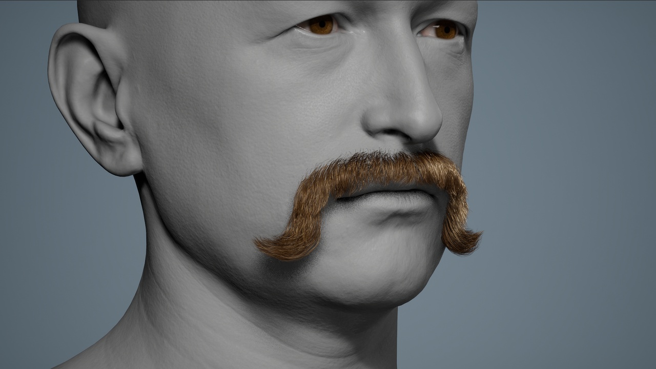 Media 1 for listing Franz Mustache 01 - MetaHuman Mustache Groom