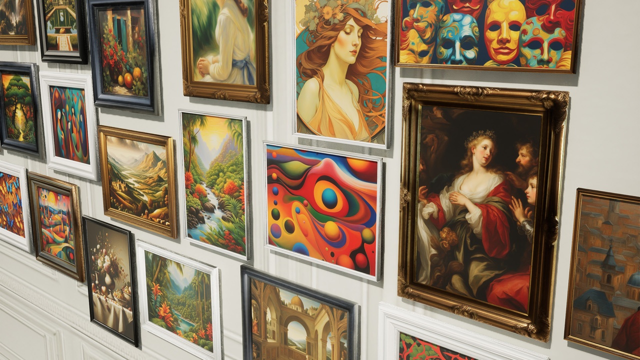Media 1 for listing Art Gallery Frames & Motives Collection