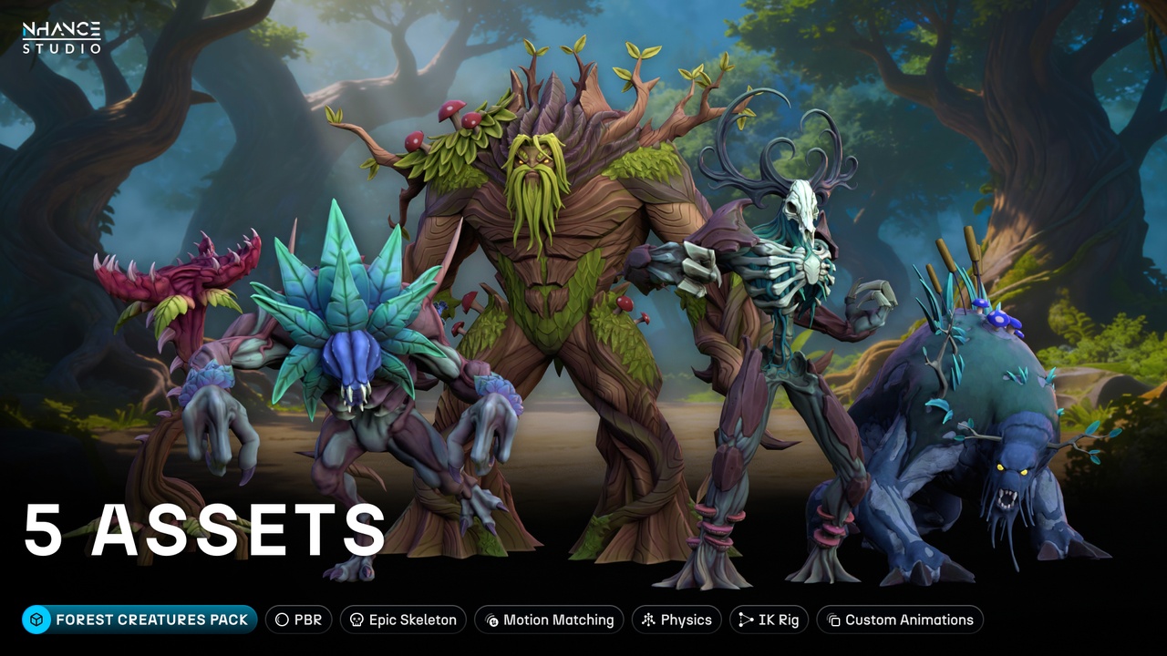 Media 1 for listing Stylized Forest Creatures Pack