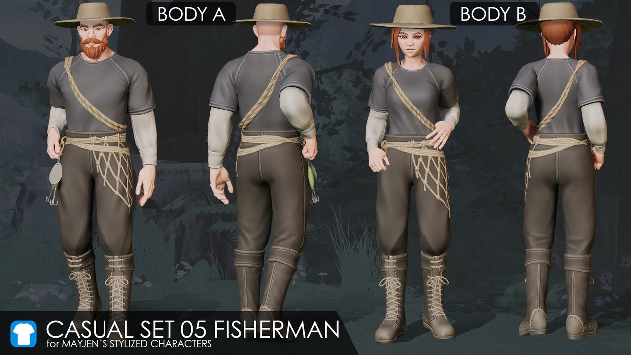 Medium 1 für Eintrag Casual set 05 Fisherman