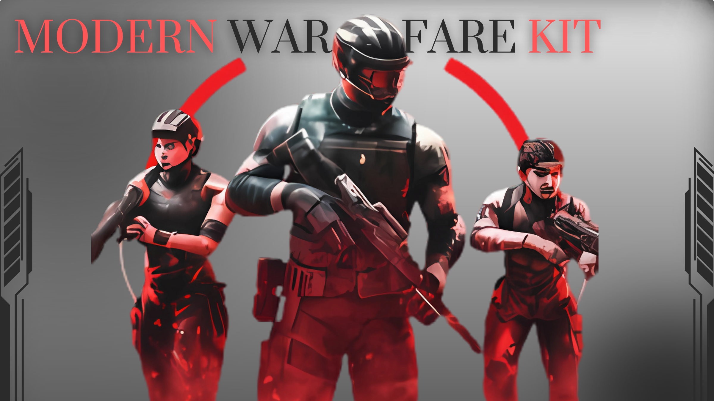 Modern Warfare Kit Multi-Platform FPS Shooter | Fab