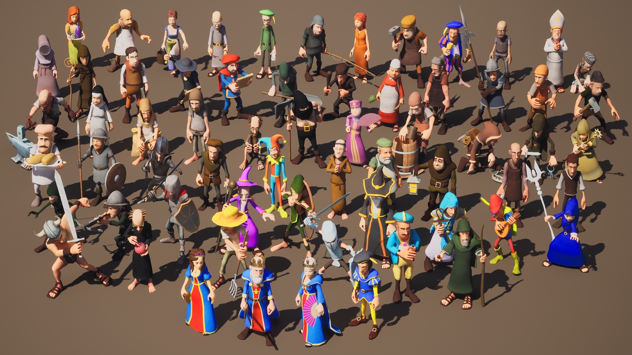 Media 1 for listing dReal Fantasy Character Giga Bundle