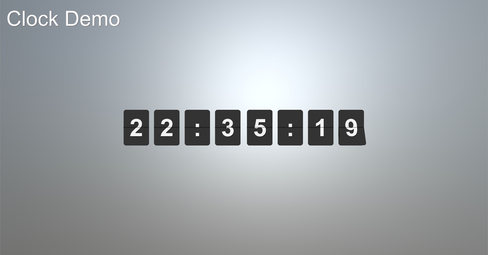 Flip Text & Clock | Fab