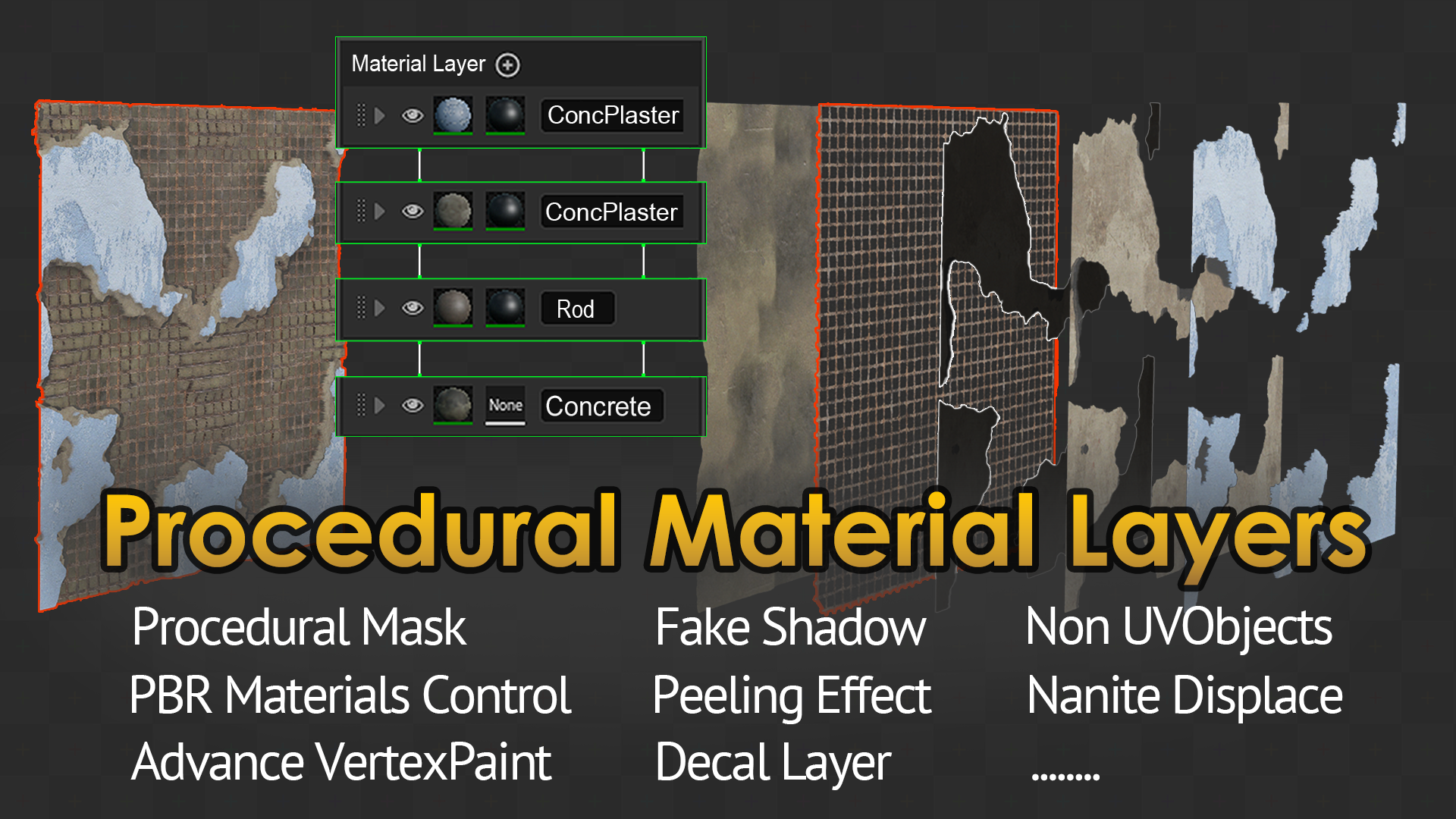 Procedural Material Layers | Fab