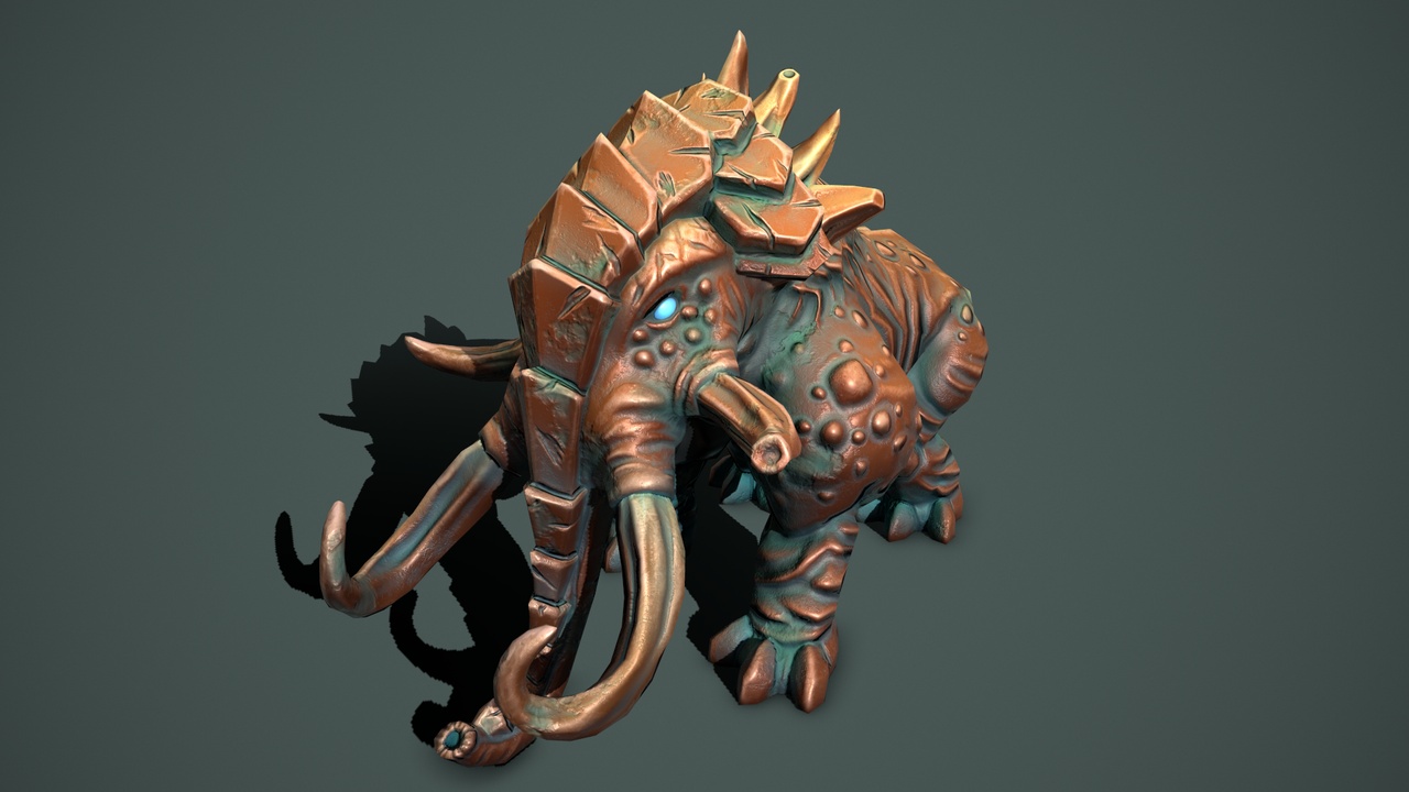 Media 1 for listing Statue mammoth