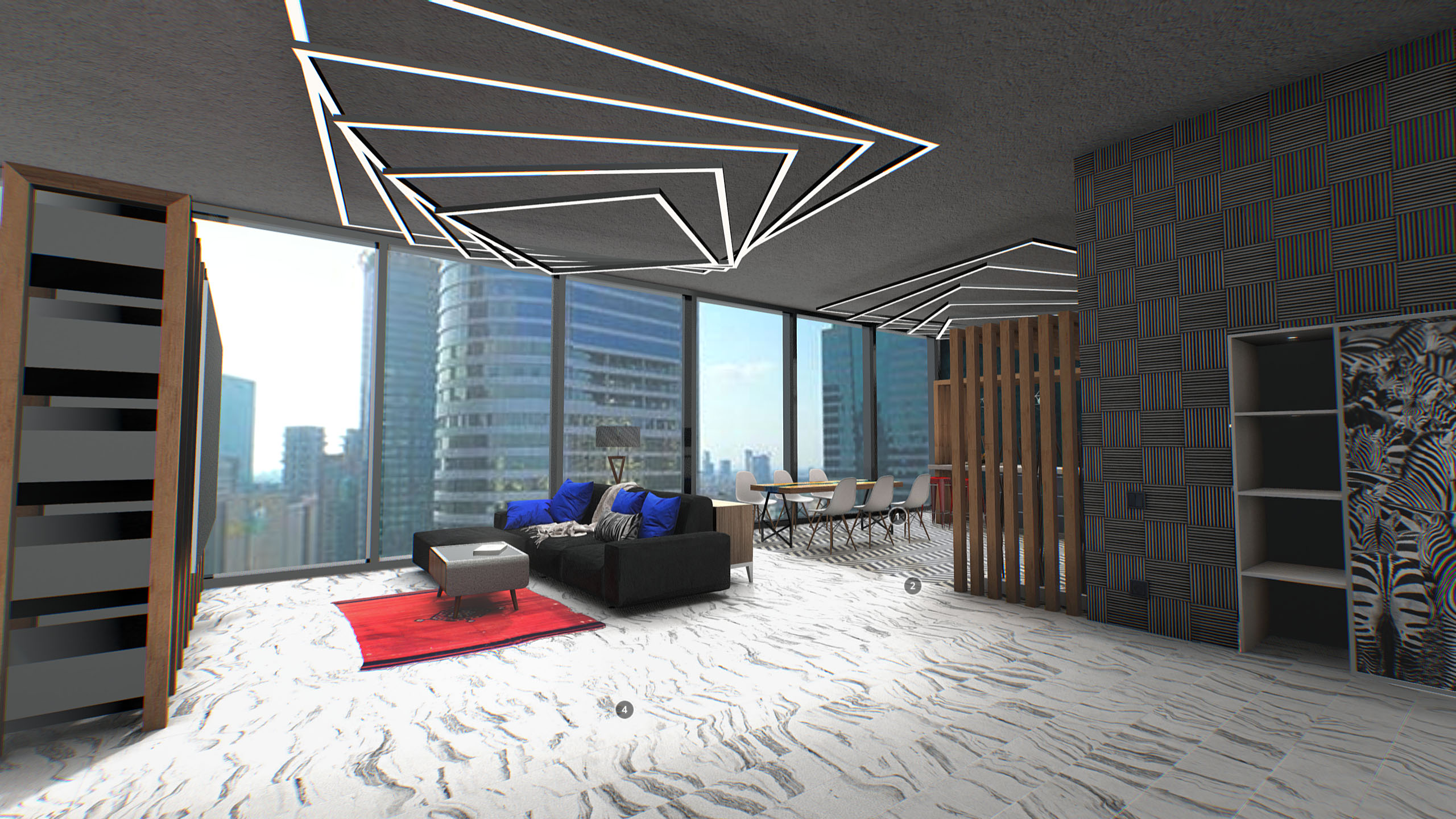 G0011 VR Virtual Reality Environment Apartment | Fab