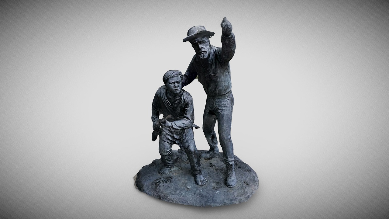 Media 1 for listing Statue of Alfred Russel Wallace and Ali