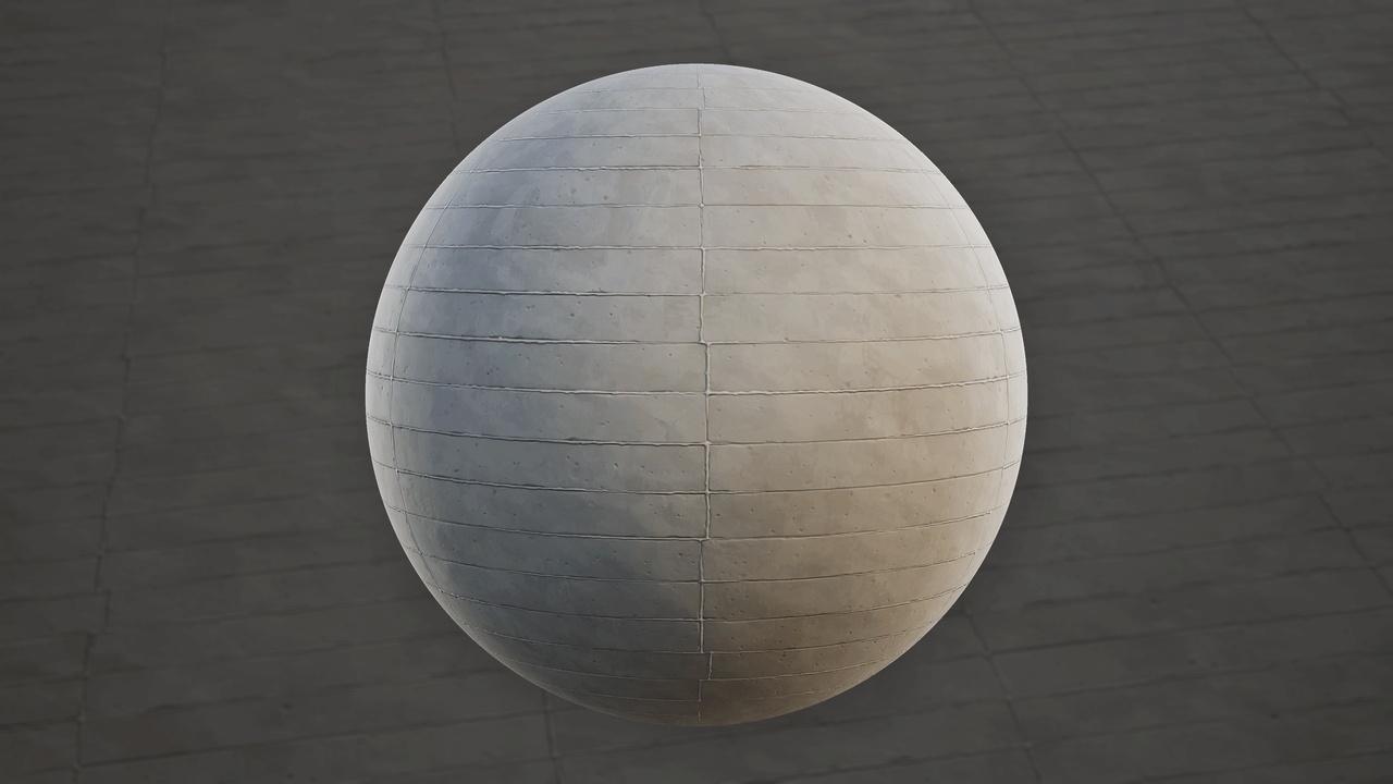 Media 1 for listing Stylized Concrete Panels 03A - Material