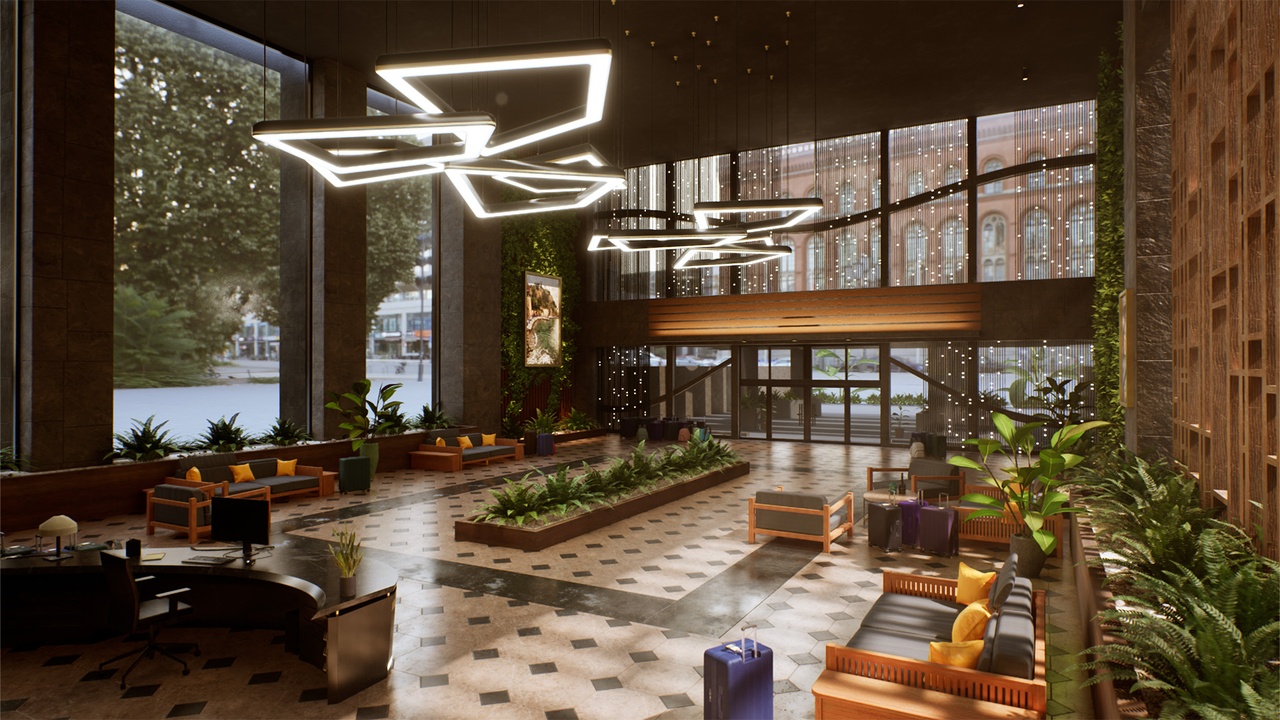 Media 1 for listing Hotel Lobby Environment ( Motel  Lobby  Lounge Reception )