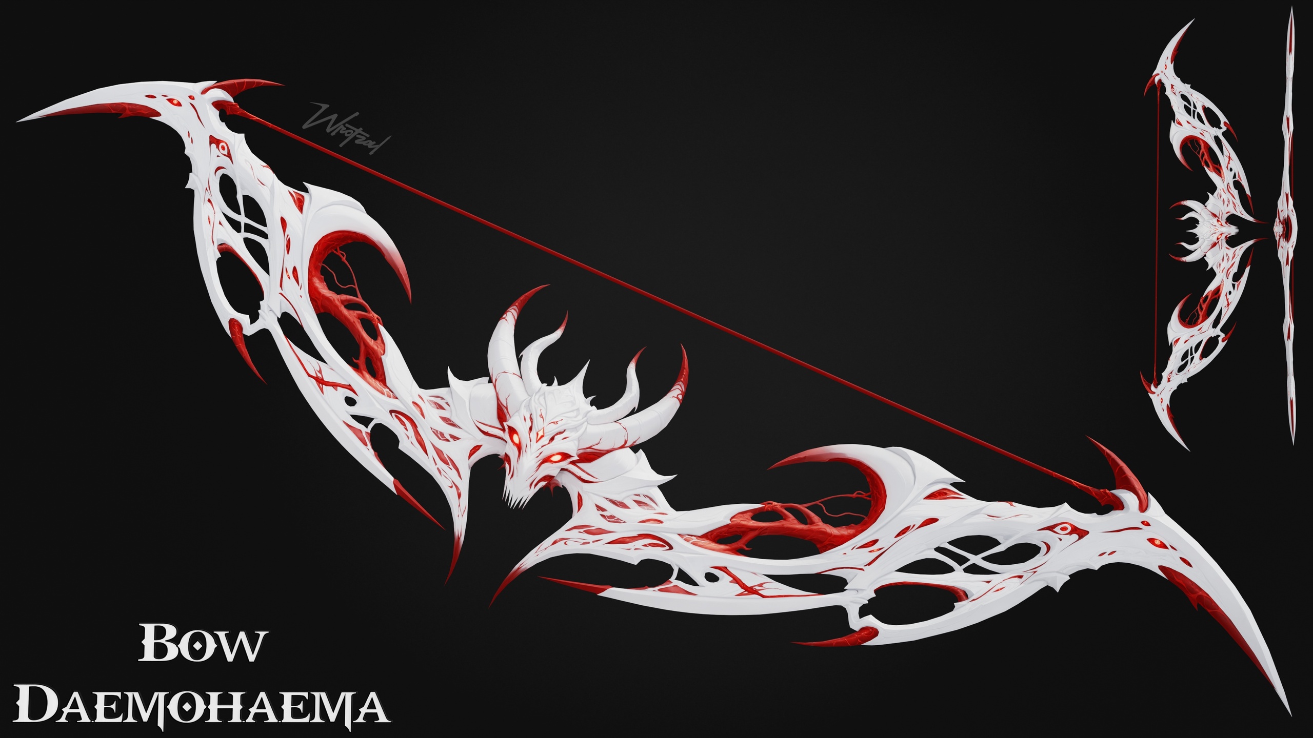 Media 1 for listing Bow Daemohaema [Stylized Fantasy]