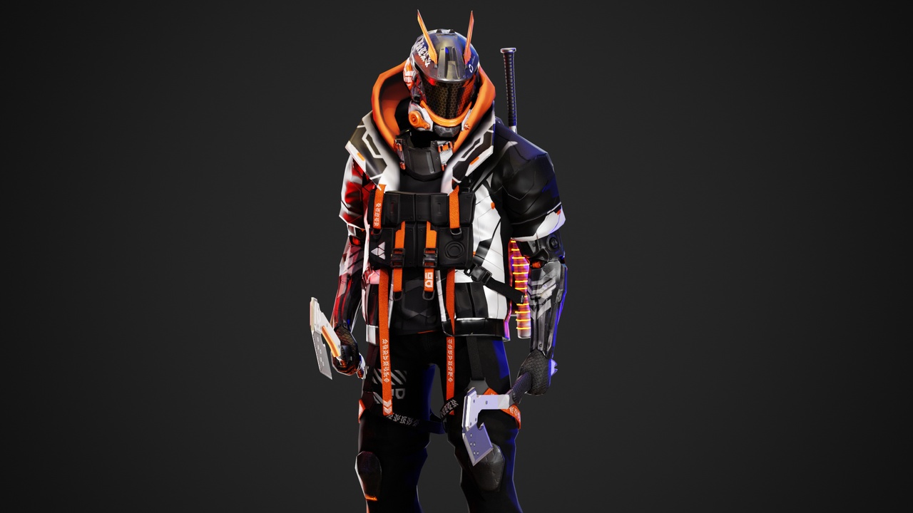 Media 1 for listing Cyberpunk Axion Robot