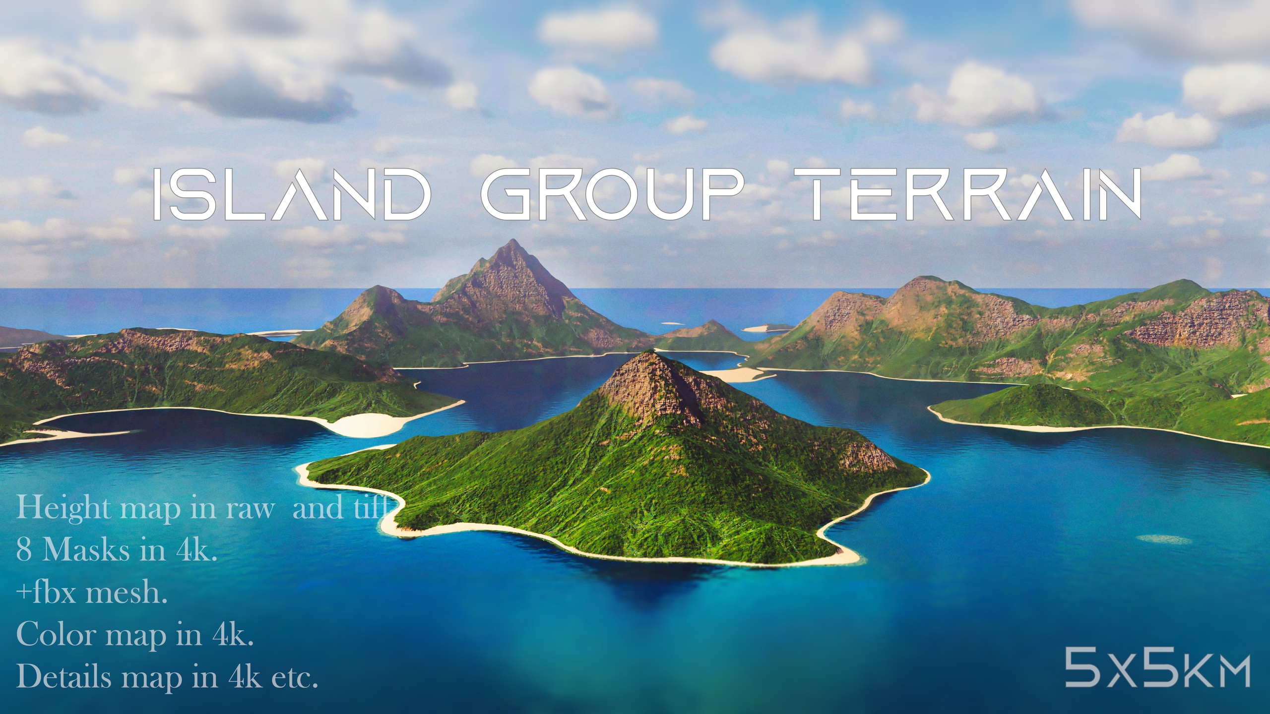 Media 1 for listing Island Group Terrain 5x5km
