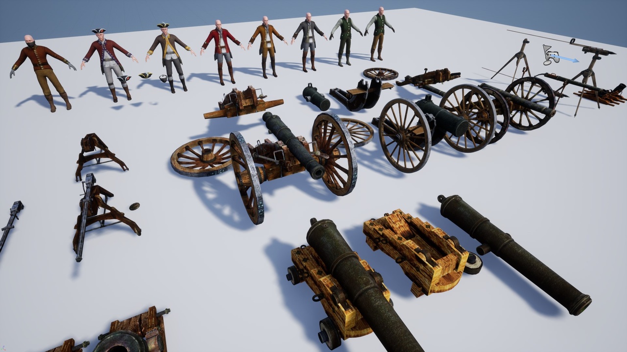 Media 1 for listing 17-18th century soldiers and guns for strategy