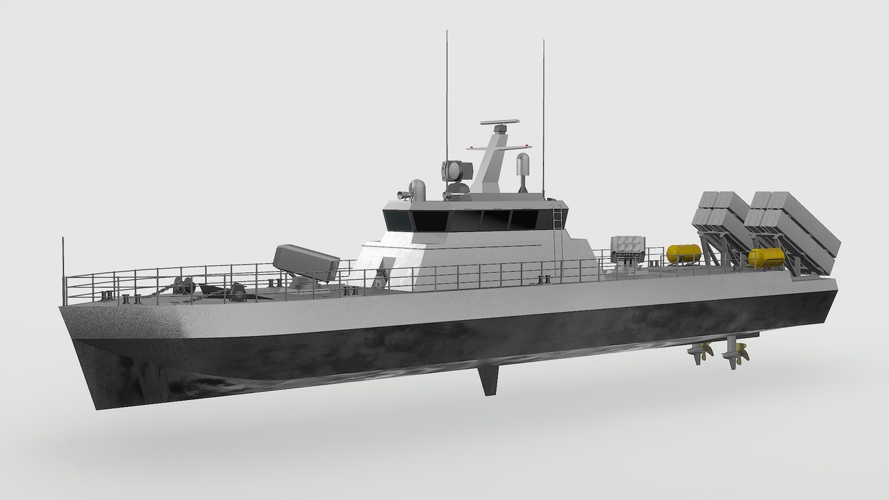 Media 1 for listing Modern Missile Boat – Military Ship