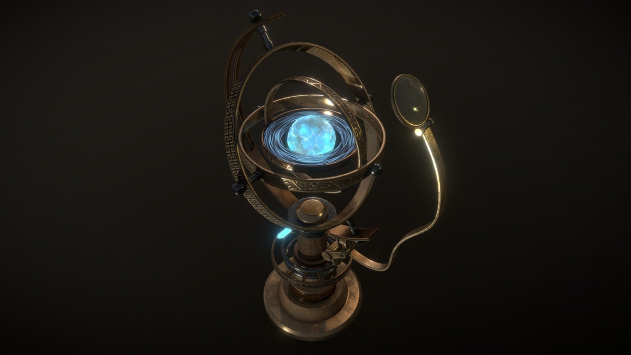 Media 1 for listing Fantasy Crystal Gyroscope