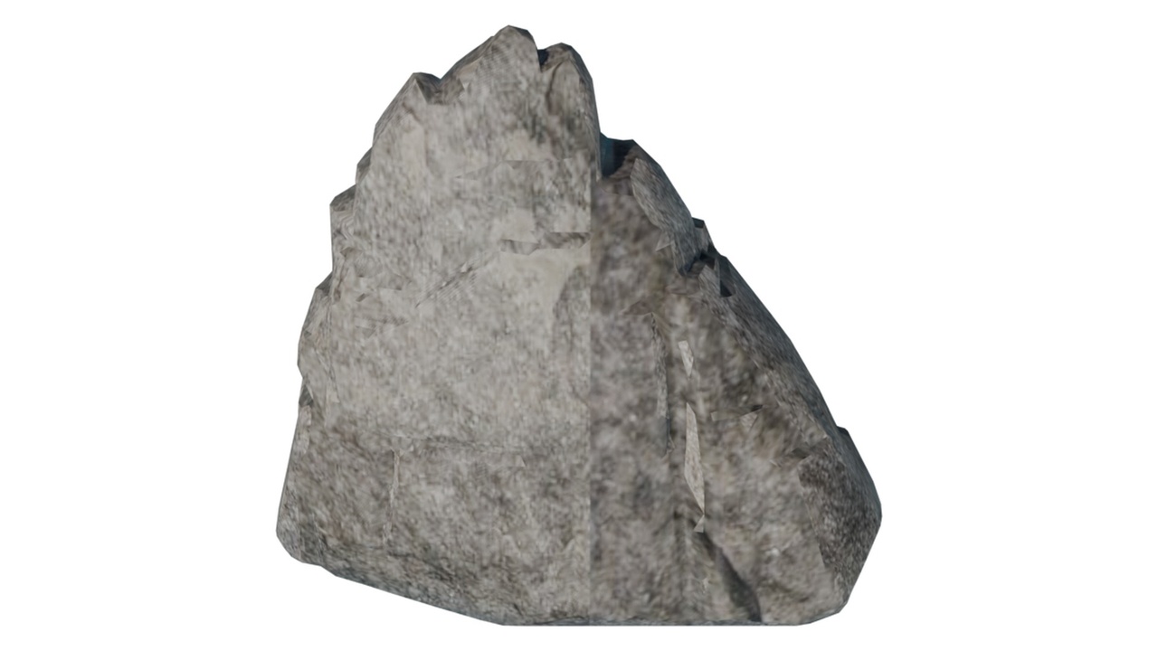 Media 1 for listing Grey Granite Boulder Rock for Japanese Zen Gardens and Rock Landscapes 3D Model