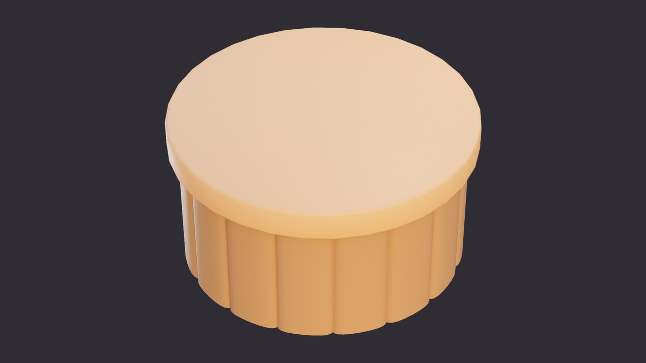 Media 1 for listing Low Poly Beach Side Table