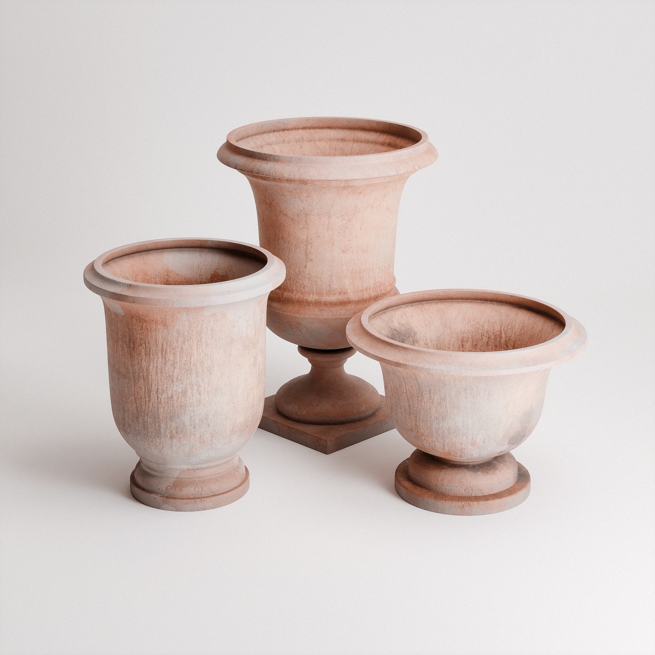 Media 1 for listing Terracotta Planters Set