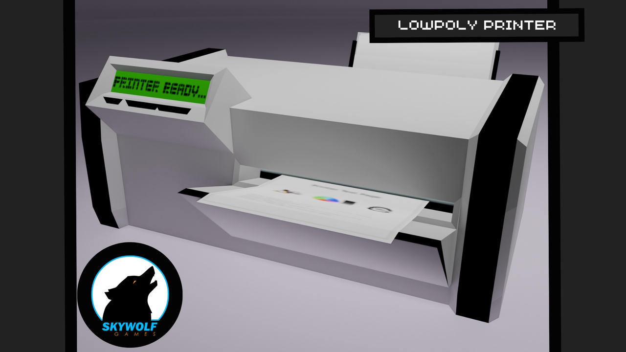 Media 1 for listing Low Poly Printer