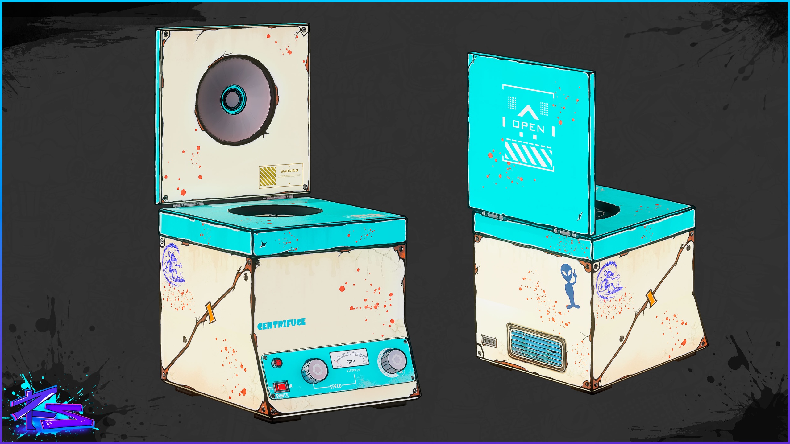 Media 1 for listing Stylized Centrifuge