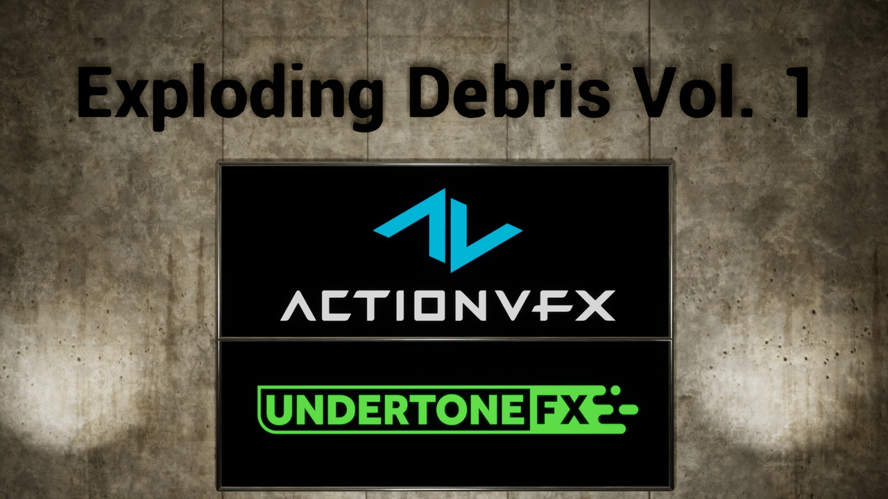 Media 1 for listing Exploding Debris Vol. 1 - VFX Footage by ActionVFX and Undertone FX, Inc.