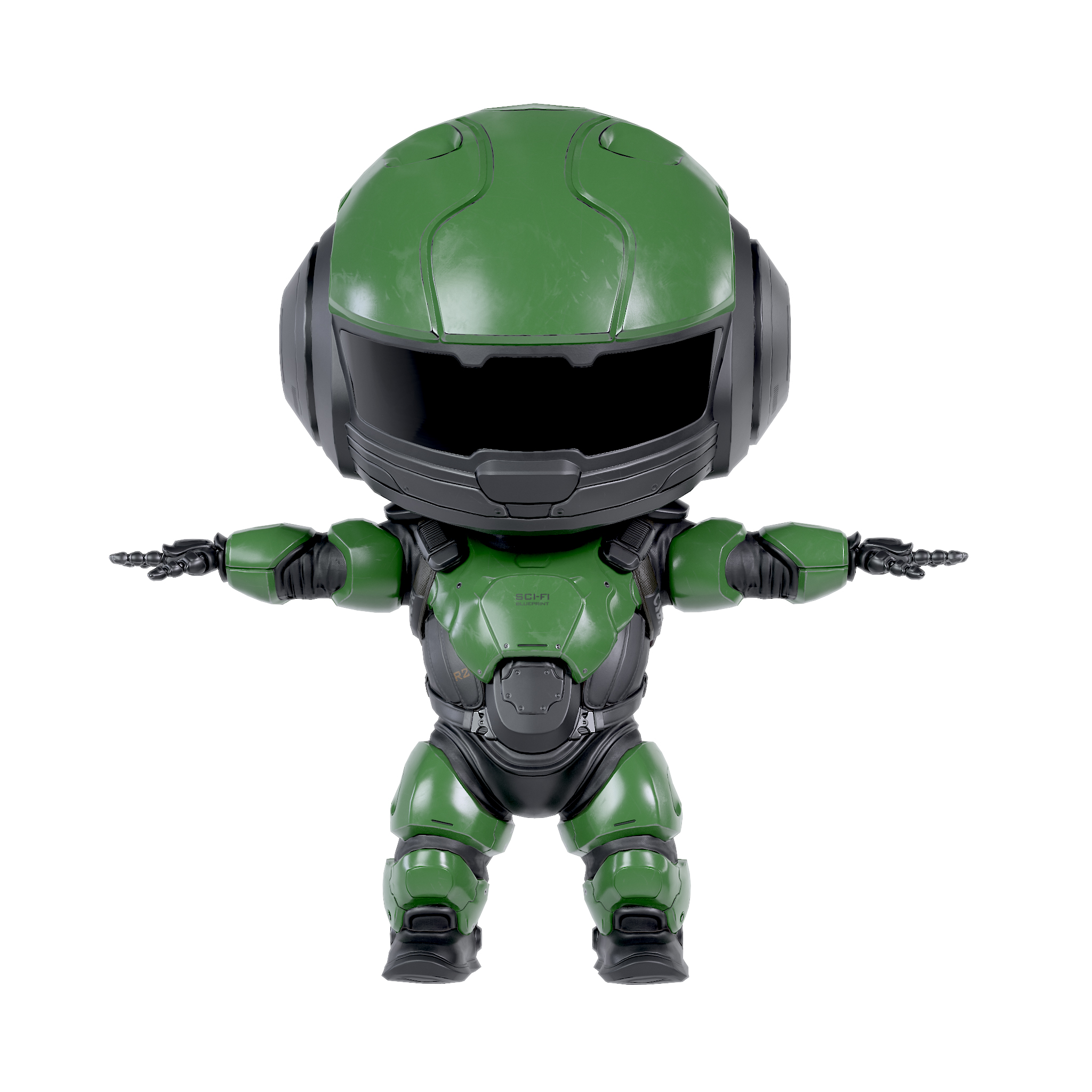 Cute Robot Green | Fab