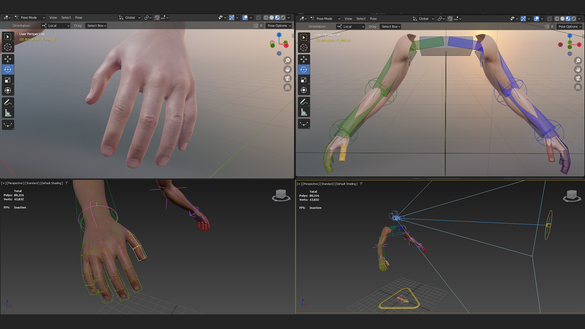 First Person Hand Rig (Game-Ready) | Fab