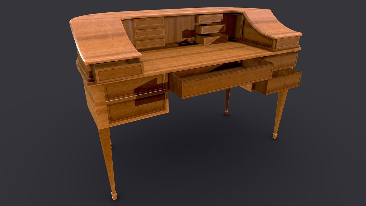 商品 Work Wooden Table 的媒体 1