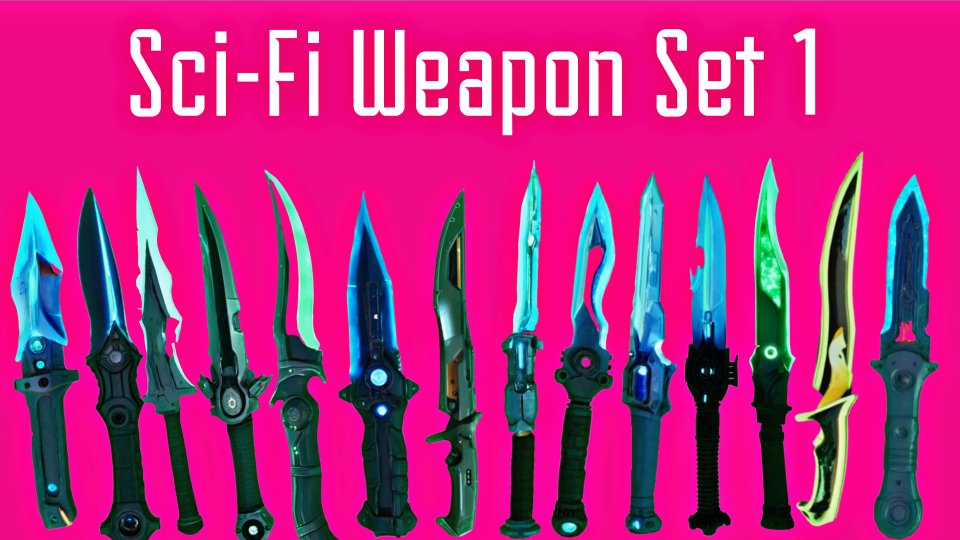 Mobile Sci-Fi Weapon Set 1 | Fab