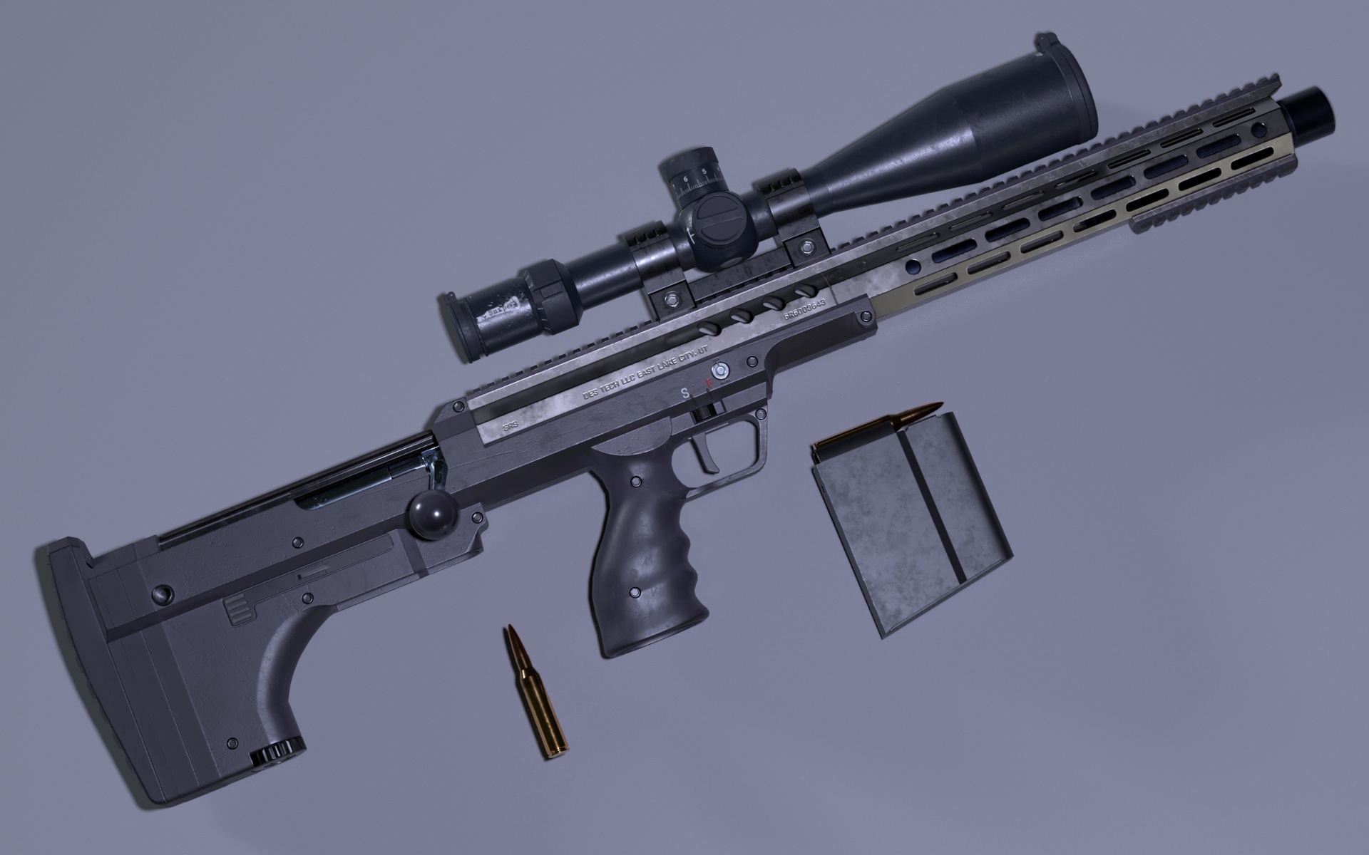 Media 1 for listing Compact Bullpup Sniper Rifle