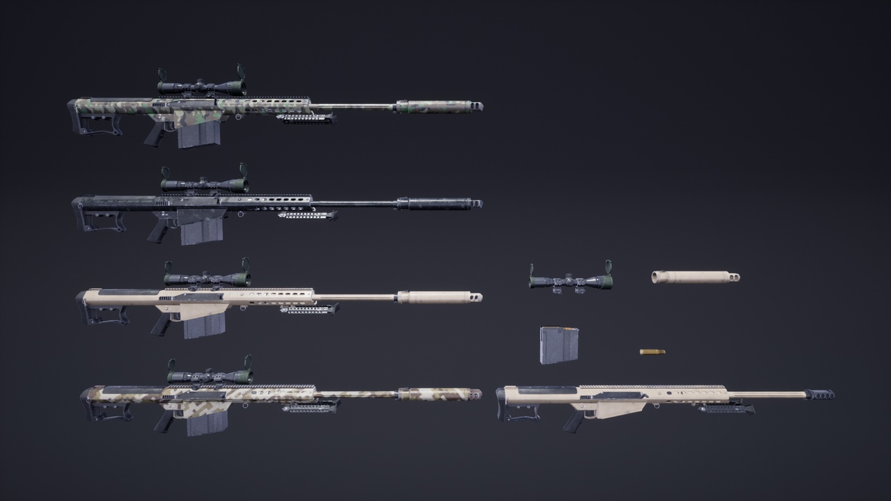 Media 1 for listing FPS Sniper Rifle Large Calibre (Animations)