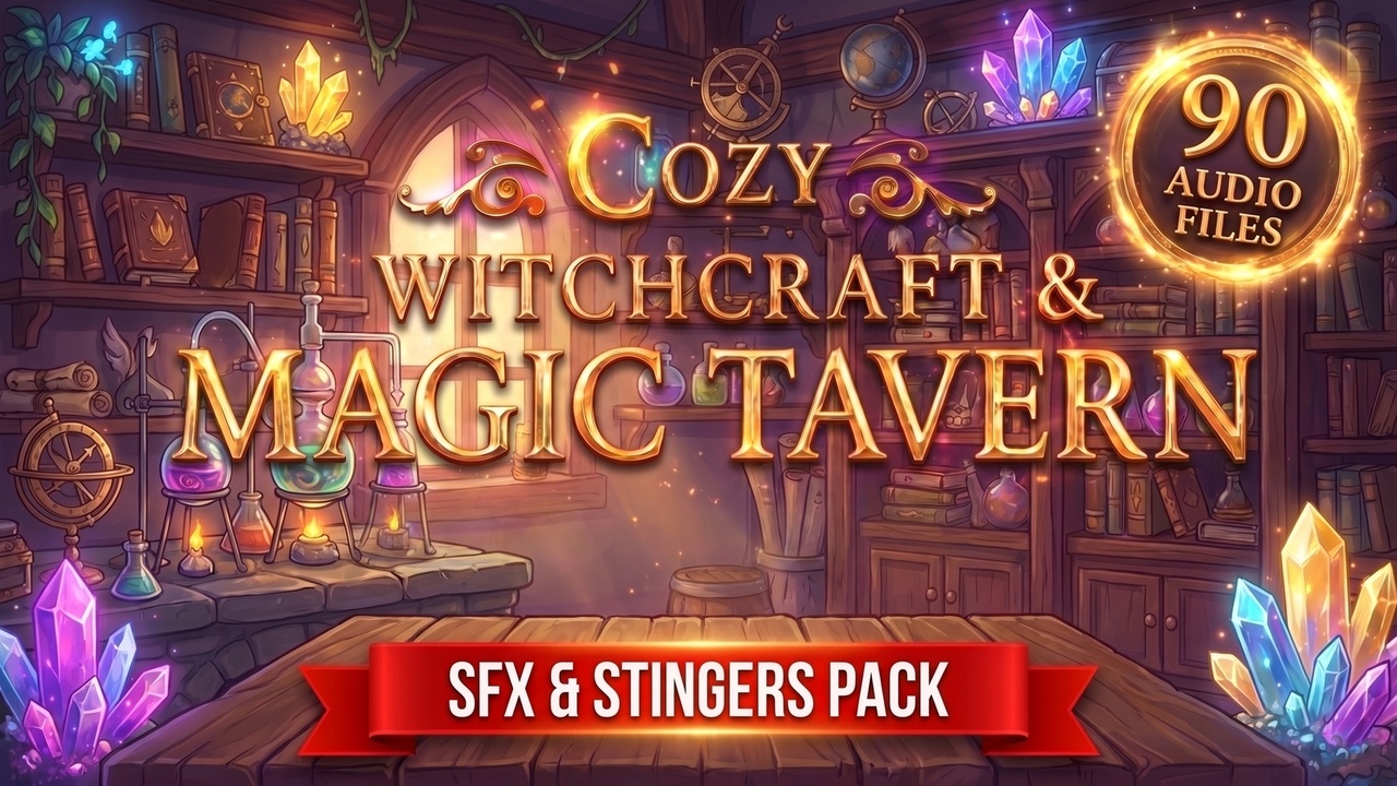 Media 1 for listing Cozy Witchcraft & Magic Tavern - SFX & Stingers Pack