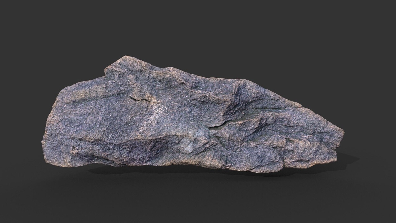 Media 1 for listing Sharp Granite Rock - Realistic 4K Cliff Formation