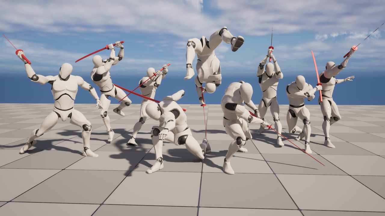 Media 1 for listing Cool Katana Combat Animation Bundle