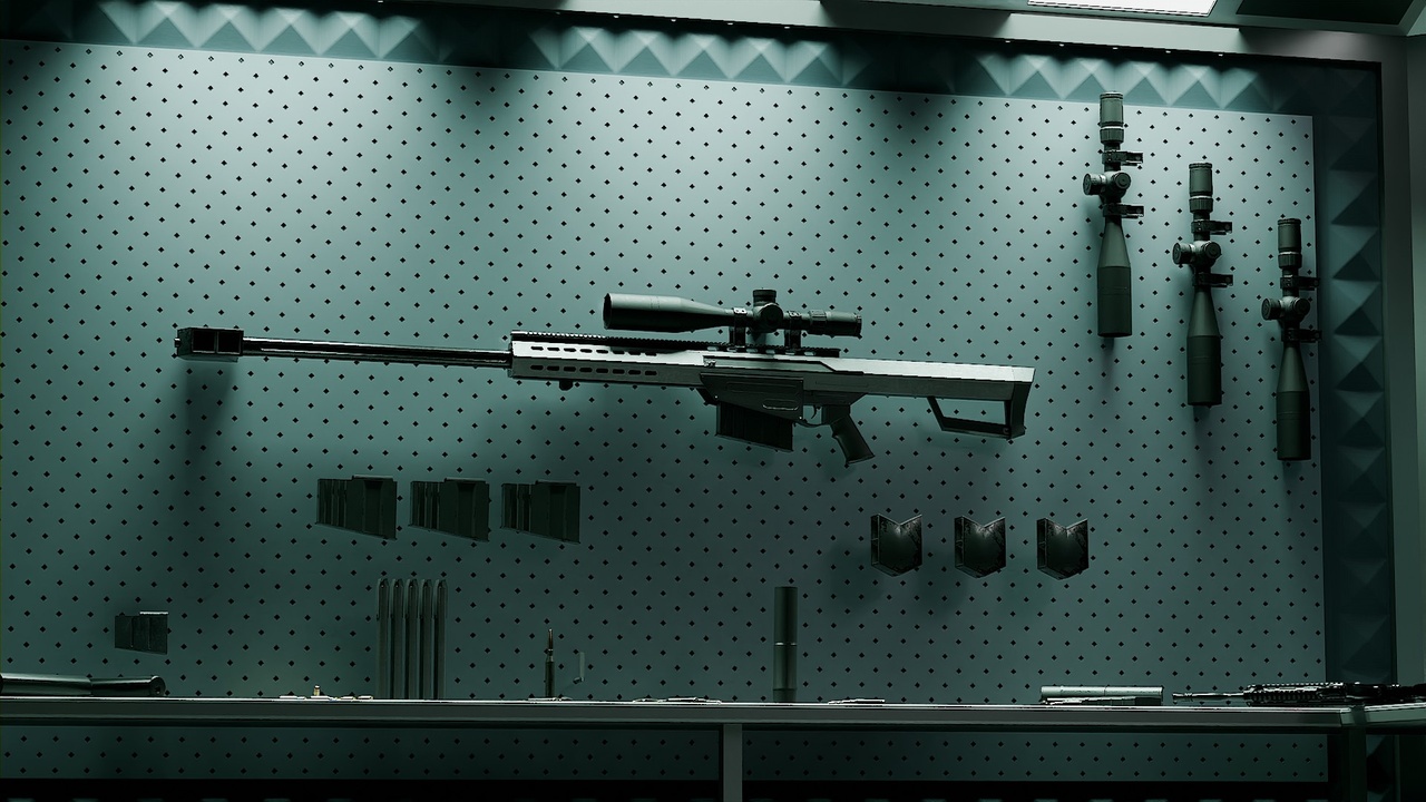 Media 1 for listing M82A1 Sniper Rifle – Rigged
