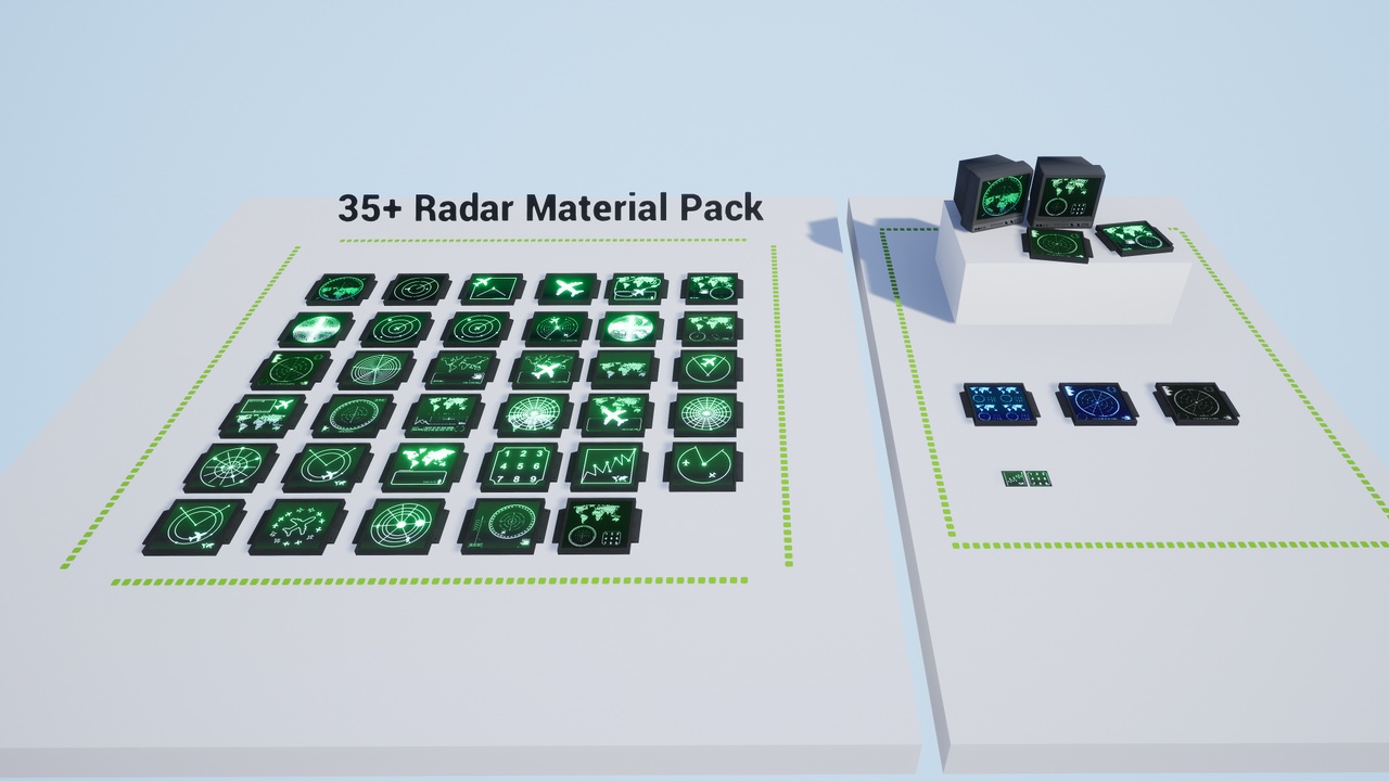 Media 1 for listing 35+Radar Screen Material Package